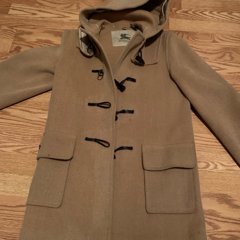 Burberry tan coat